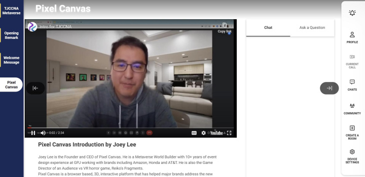 Pixel Canvas的創始人兼首席執行官 李育庭（Joey Lee）