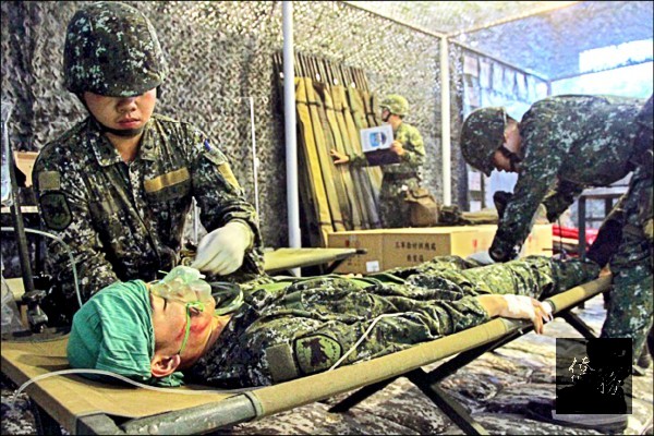 衛勤作業模擬訓練場，可提供衛勤部隊實施駐地專精訓練。（陸軍第八軍團提供）