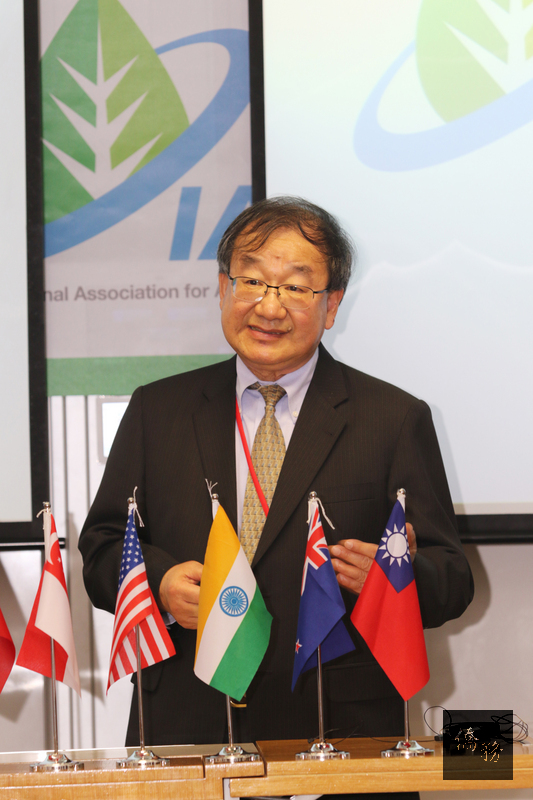 「國際農業永續學會」（IAAS）20日成立，由來自台灣
的美國馬里蘭大學前農學院院長、教授魏正毅擔任首任
理事長。(中央社提供)