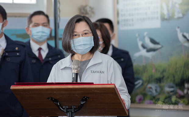 總統參訪「台西海口生活館」，並致詞