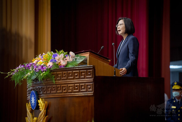 總統出席「臺灣警察專科學校75周年校慶大會」，並致詞