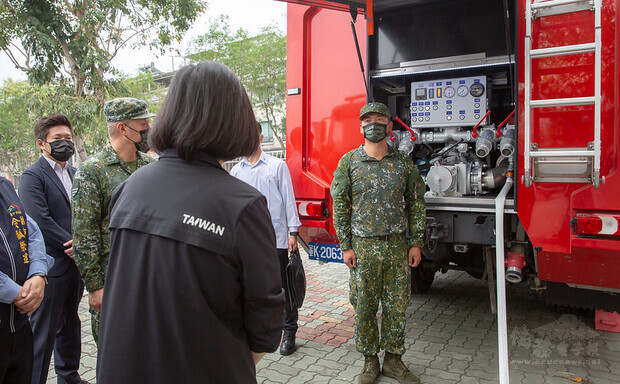總統視導「緊急抗旱水源應變計畫」供水實作