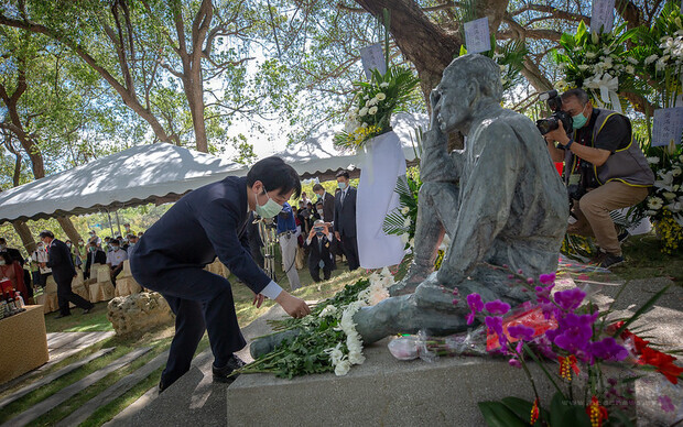 賴清德副總統8日下午前往臺南出席「八田與一技師逝世79周年追思紀念會」