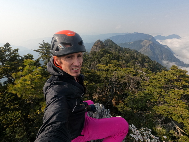 來自捷克的Petr Novotny再創紀錄，以4天半時間完成中央山脈「大南三段」縱走，讓大家看到台灣之美。（Petr提供）