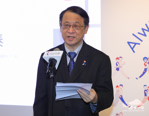 日本台灣交流協會攜手文化部與中華文化總會，10日舉
辦日台友情Always Here系列活動啟動記者會，日本台
灣交流協會台北事務所代表泉裕泰（圖）出席。