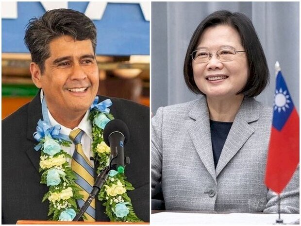 蔡英文總統誠摯歡迎帛琉總統惠恕仁來訪。(合成圖)