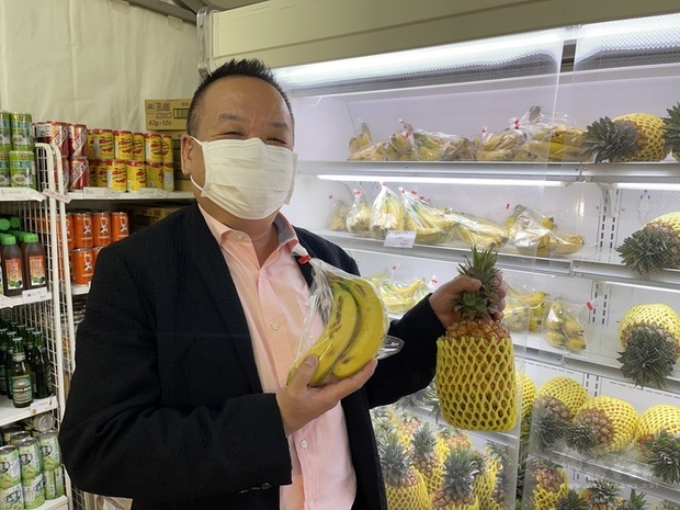 台灣祭執行委員會顧問張維正表示，5月22日重啟的台灣祭活動以台灣水果為主題，鳳梨、香蕉芒果、荔枝等將陸續進貨。