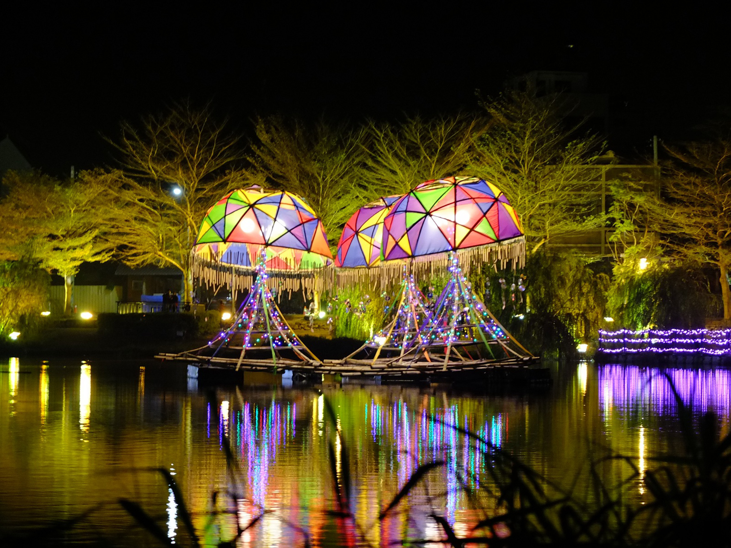 台南市鹽水區橋南社區發展協會在春節期間推出「2016月津港燈節」活動,民眾能更認識鹽水橋南老街歷史,有意前往者可及早安排。(中央社提供)