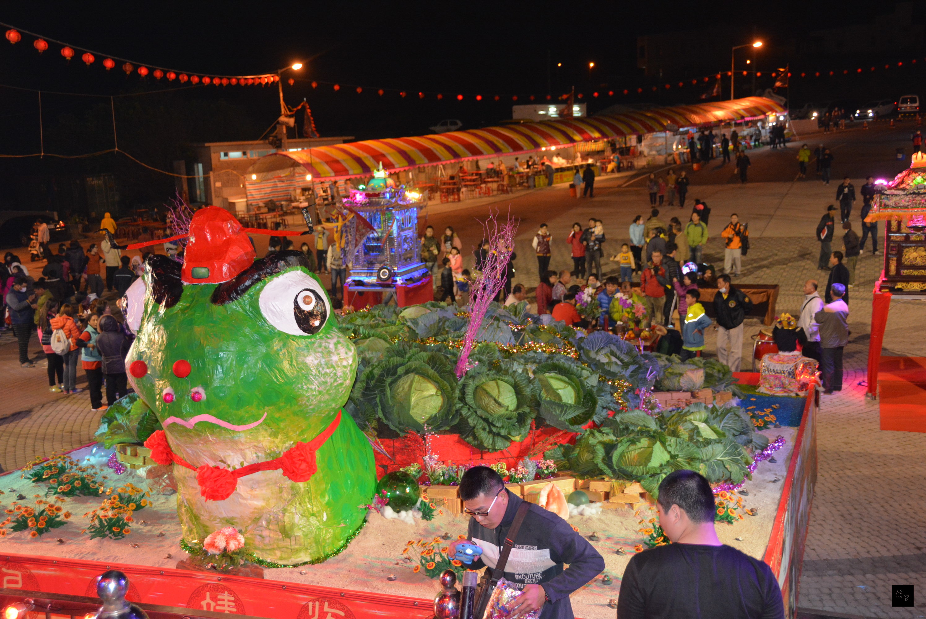 元宵節到來，澎湖烏崁靖海宮舉辦盛大慶典。（澎湖縣政府提供）