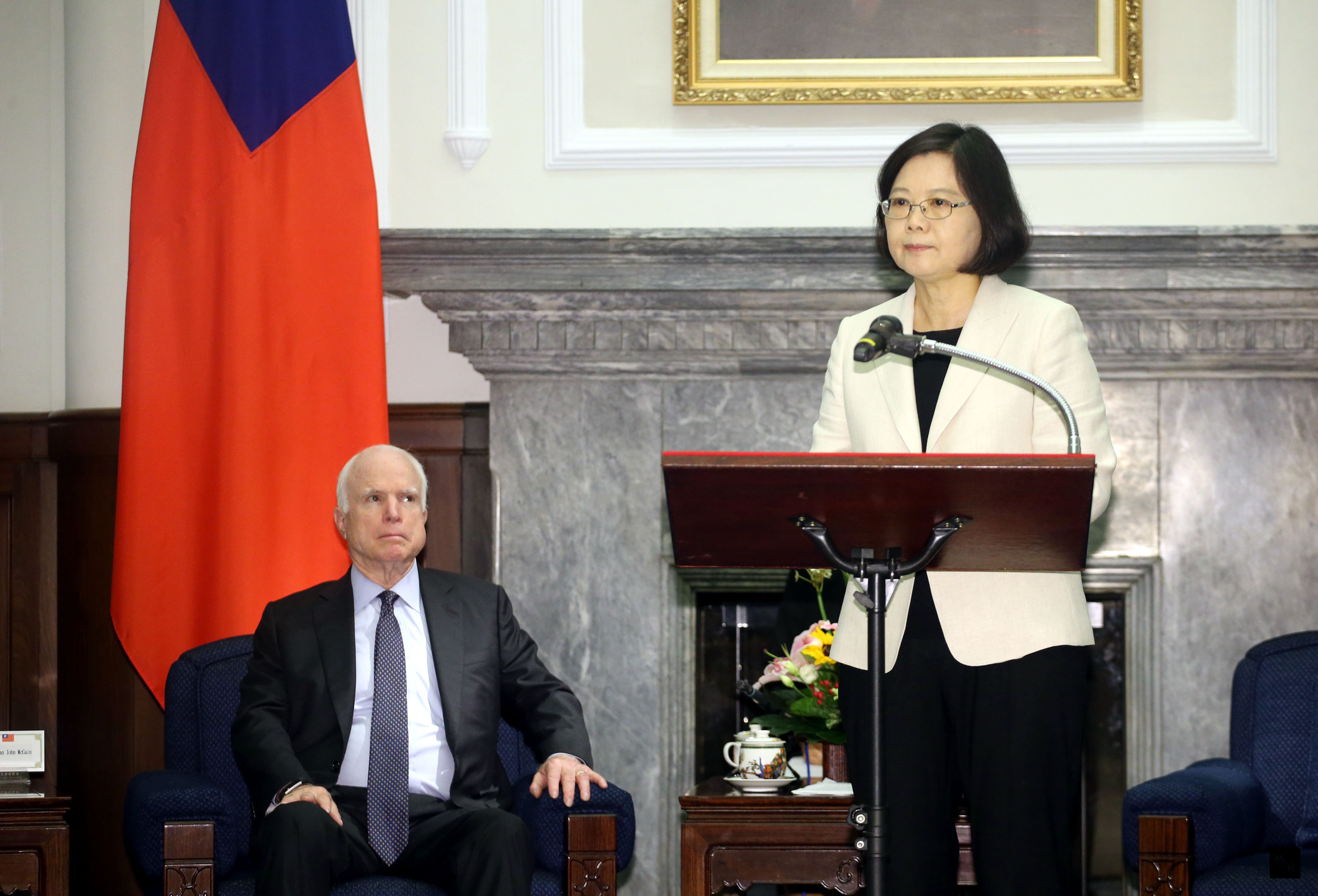 蔡總統見美國參議員促美國持續軍售|內政| 僑務電子報