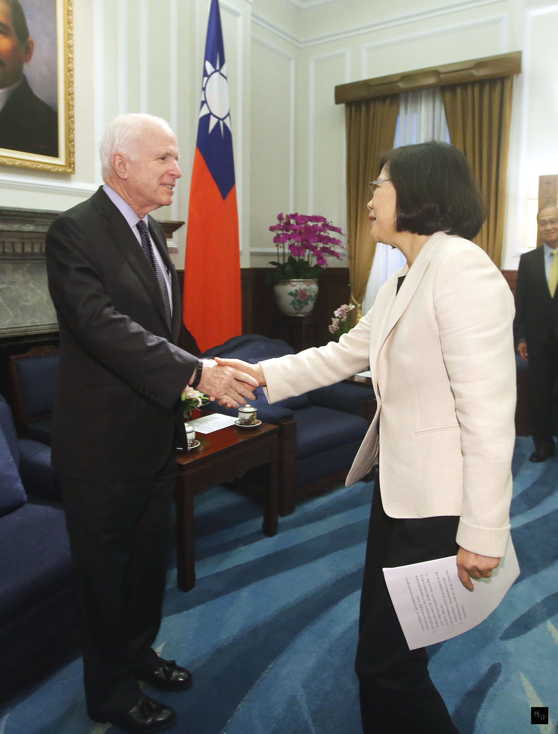 蔡總統見美國參議員促美國持續軍售|內政| 僑務電子報