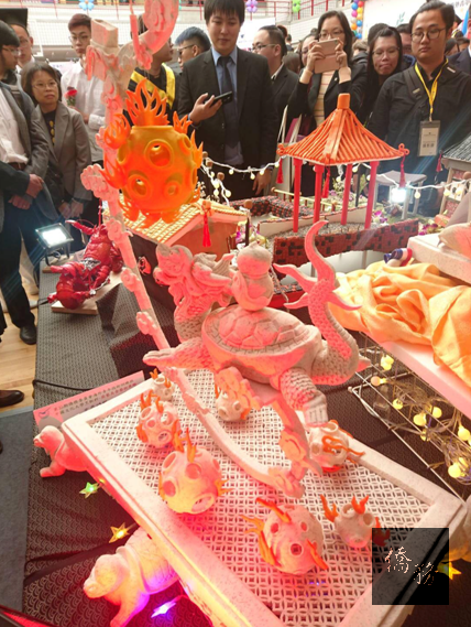 海清班（烹飪科）果雕國際比賽得獎作品，2年學習成果令人讚嘆。