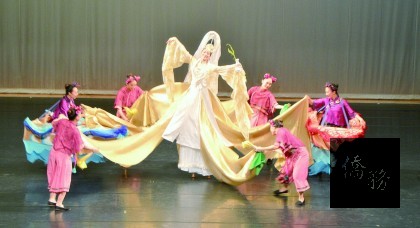 樂舞表演傳遞臺灣媽祖信仰文化(更生日報提供)