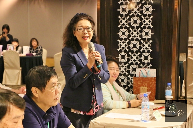 團長駱瑤玲表示，感謝僑務委員會長期對海內外僑臺商所提供無微不至的服務，並期盼團員在海外可以多推廣臺灣產品。