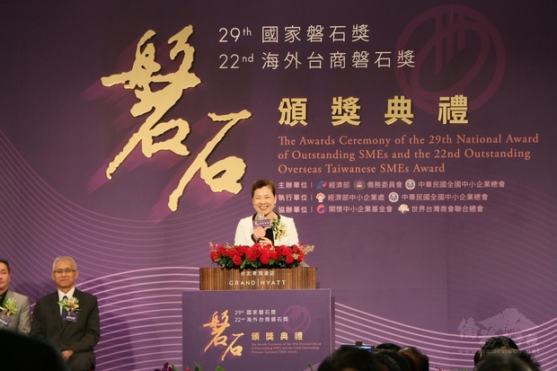 王美花部長表示，許多國家都想與台灣的中小企業合作。
