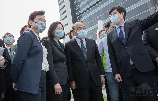 總統現場視察開發案的規劃場域