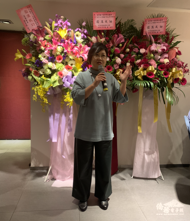 徐佳青於僑委會晚宴中致詞