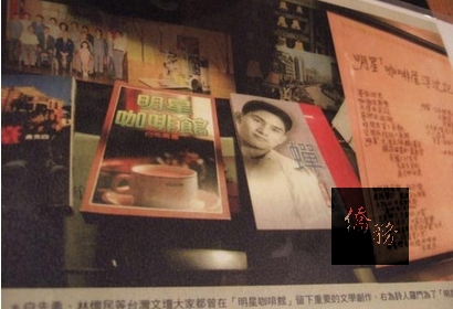 ▲館內留下作家們的作品。