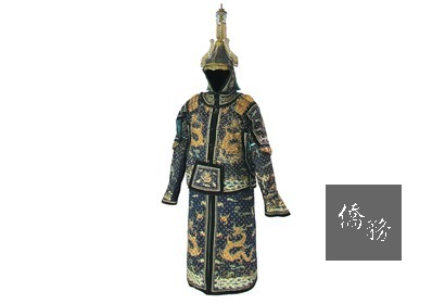 奇美博物館收藏的清代正藍旗甲冑（圖），經過3年修補8592處，重新展出。
