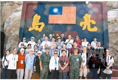 軍事重地亮島,首次開放給國外媒體以及學者以學術研究名義參訪。(聯合報提供)