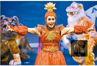 風神寶寶兒童劇團在團長陳昭賢率領下,推出新戲「風神寶寶之嫦娥奔月」,要將歌仔戲扎根於年輕世代。(聯合報提供)