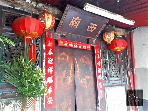 西廟將近200年歷史。(自由時報訊)