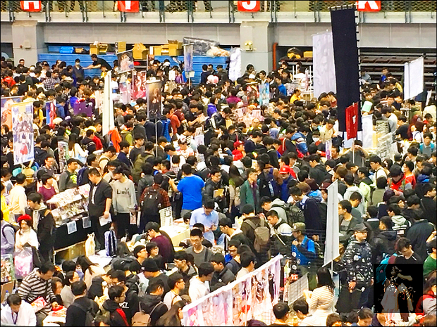 動漫大場「開拓動漫祭31」登場。(自由時報提供)