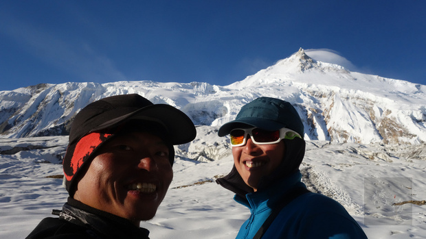 張元植（右）、呂忠翰（左）若能成功挑戰K2，將為台灣海外攀登史寫上全新一頁。張元植說，經過多年訓練，「我們處在歷年來最佳狀態，當然覺得可以攻頂」。