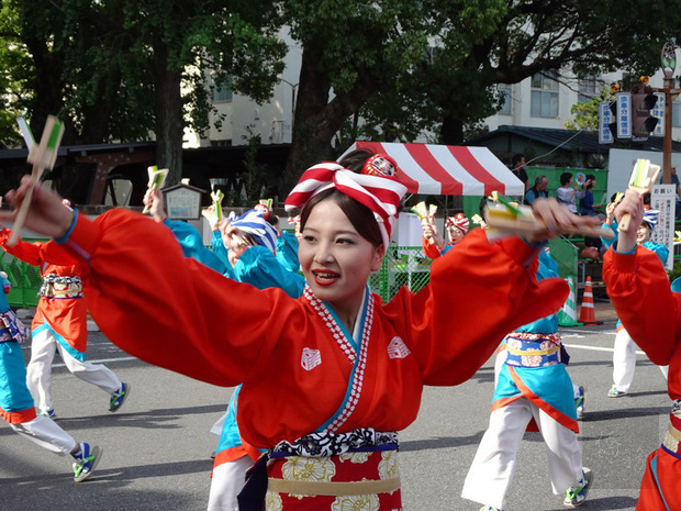 日本高知縣的夜來祭,9日至12日之間舉辦。10、11日是夜來祭最重要的兩天,有207隊將近2萬人在16處表演場熱舞。