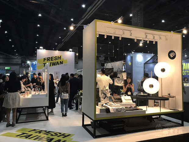文化部以Fresh Taiwan為主題委託台灣創意設計中心帶領10個台灣品牌參與東南亞最具規模的曼谷國際生活美學展（STYLE Bangkok）。(中央社提供)