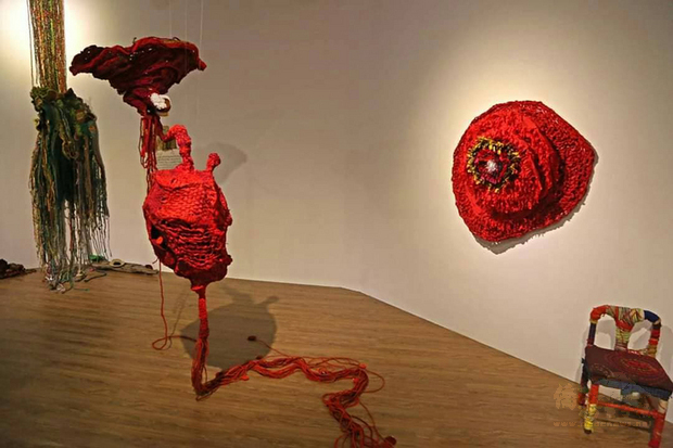 曾獲Pulima藝術獎視覺藝術類首獎的台灣藝術家武玉玲,將參加2020年日本「橫濱三年展」,展出作品「生命軸」。(國家文化藝術基金會提供)