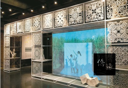 「剪紙合作社-蕭壠計畫」以創意加上各種媒材呈現地方樣貌。