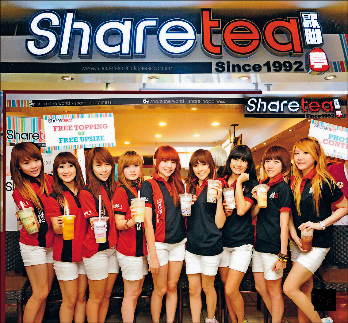 台灣茶飲挺進印尼。(自由時報提供)