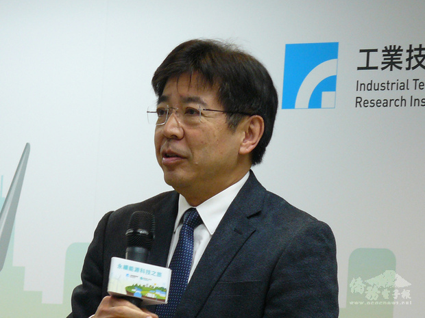 工研院院長劉文雄表示，台灣能源有98%仰賴進口，發展再生能源是不得不做的事情。（中央社提供）