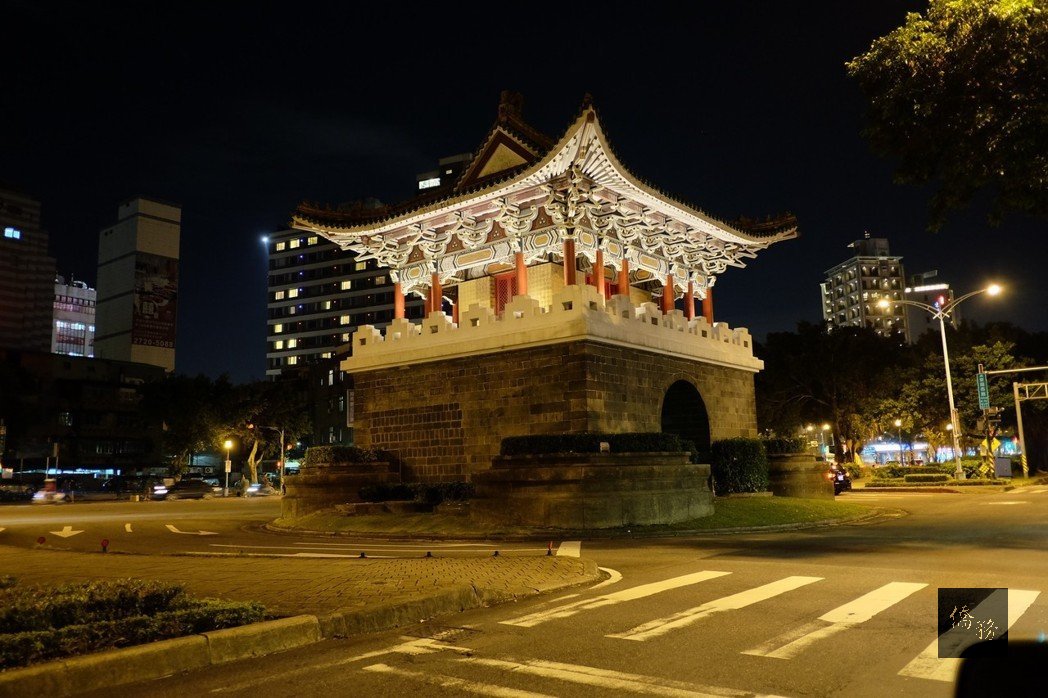 小南門(重熙門)現況夜景。(圖/台北市政府)