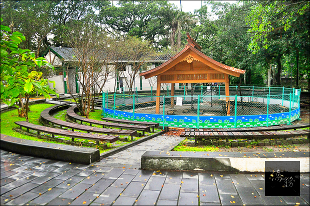 市府觀光旅遊局新建相撲亭已近完工。（自由時報提供）