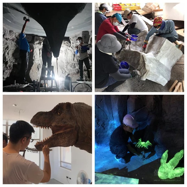 「小門地質探索館」從發想到施工、落成,前後花了兩年多時間,參與工作人員超過50人以上,大家都進駐澎湖,努力希望做到最好。