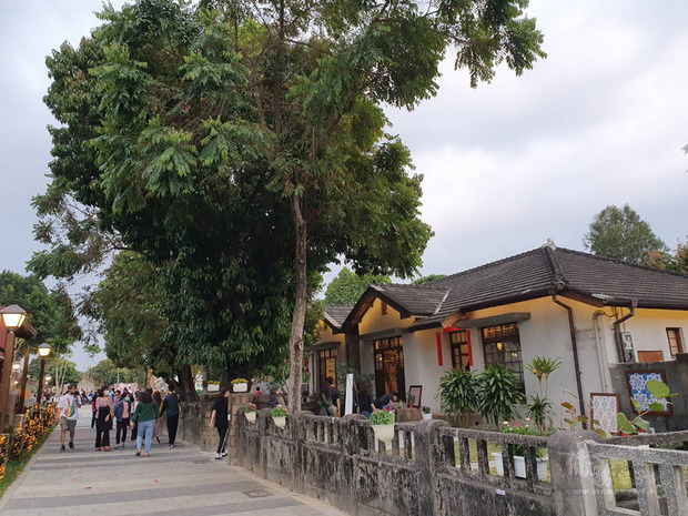 屏東縣政府文化處表示，勝利星村保留相當豐富的老樹
景觀，庭院巷弄間的老樹述說過往眷村的生活記憶。