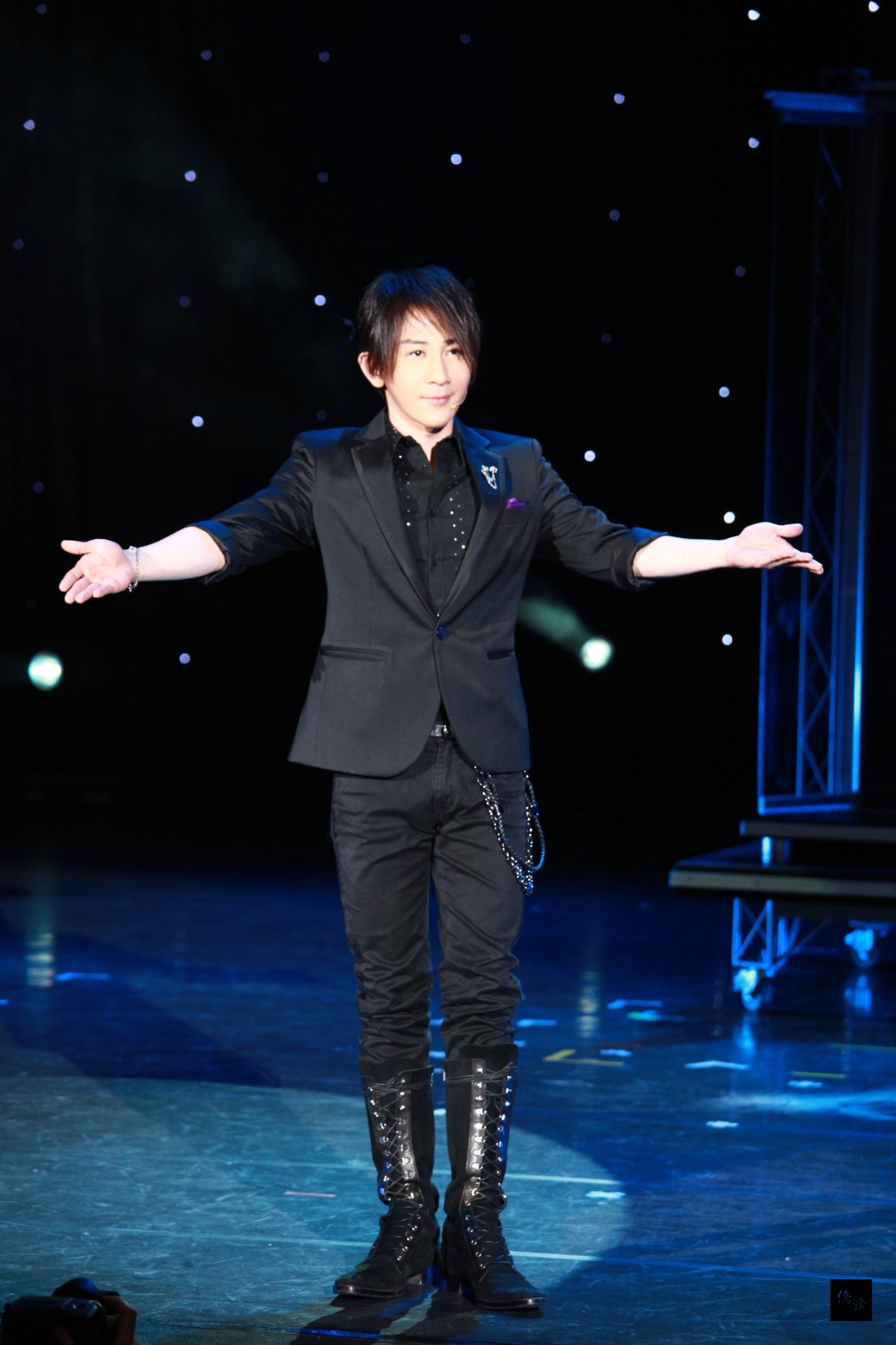 華裔魔術師劉謙賭城安可劇院表演。