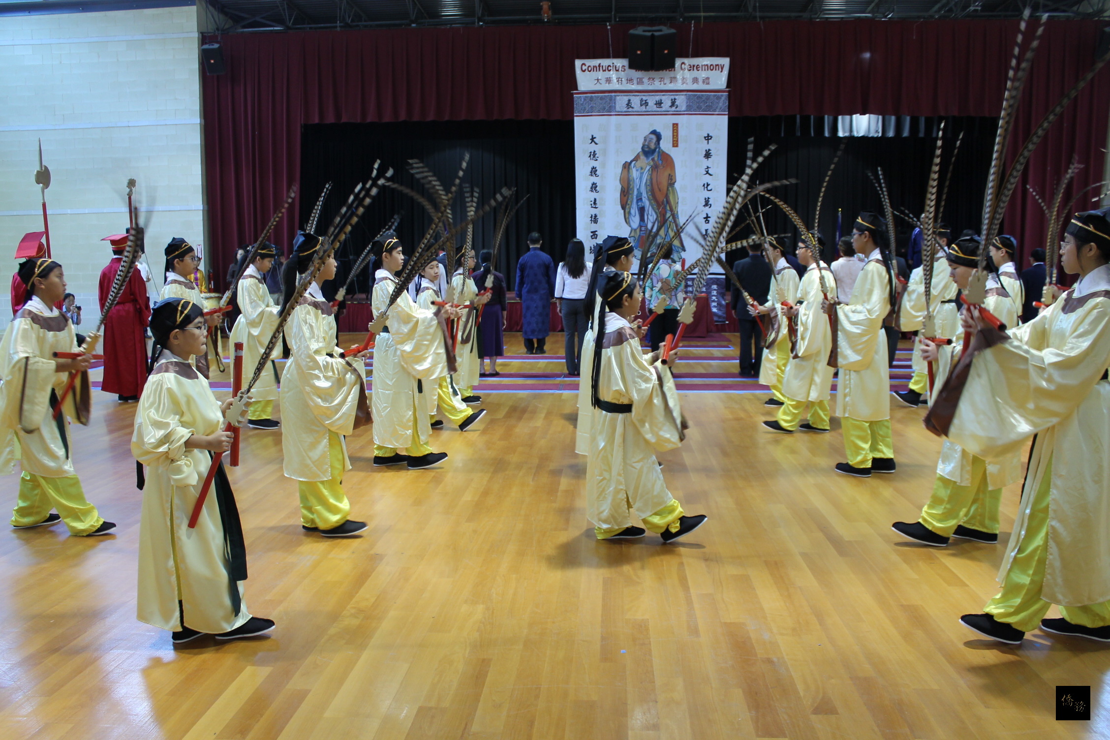 大華府地區舉辦祭孔大典,闡揚尊師重道精神。(華府僑教中心提供)