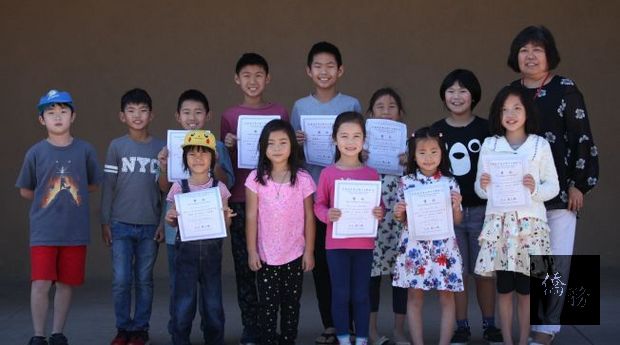 北郡中文學校舉行中文說故事比賽，以提升孩子中文表達能力。（北郡中文學校提供）