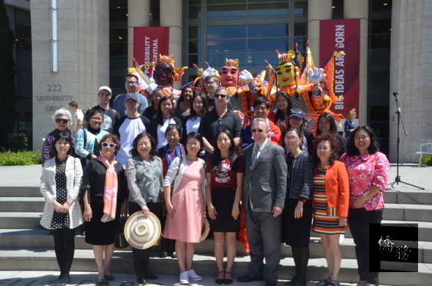 查普曼大學台灣文化遊園會得到校方和社區支持。(世界日報提供)
