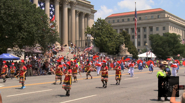 臺美交流協會參加美國華府獨立日大遊行﹐慶祝美國建國242週年。