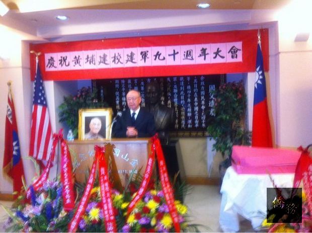 何延光參加金山地區僑社活動。