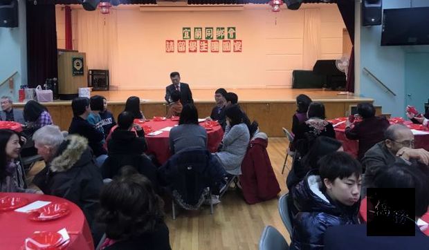 美國宜蘭同鄉會12日招待20多名台灣留學生，以緩解海外遊子思鄉之情。