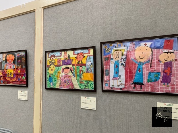 「愛健康兒童繪畫創作展」展出30幅作品，呈現孩子在住院期間的夢想。