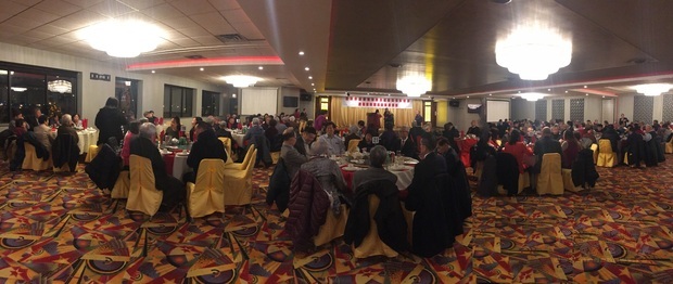 芝加哥中華會館等27個僑團逾200位僑社代表出席劉綏珍歡迎餐會。