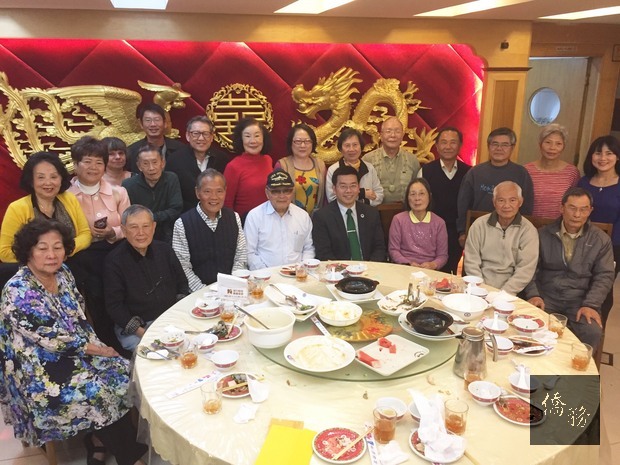 巴西臺大校友會8月19日中午舉行會長交接儀式，隨後舉行聯誼餐會。（聖保羅僑教中心提供）