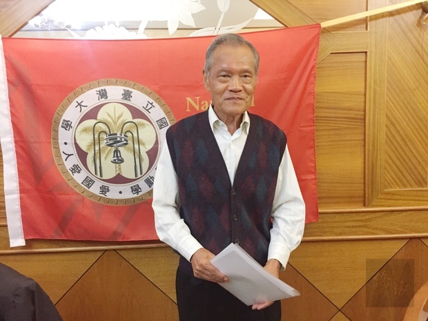 劉振聲祝福所有母親天天快樂、期許巴西臺大校友會能為巴西僑社團結和諧盡一份力量、踴躍參加僑界舉辦的各種活動。