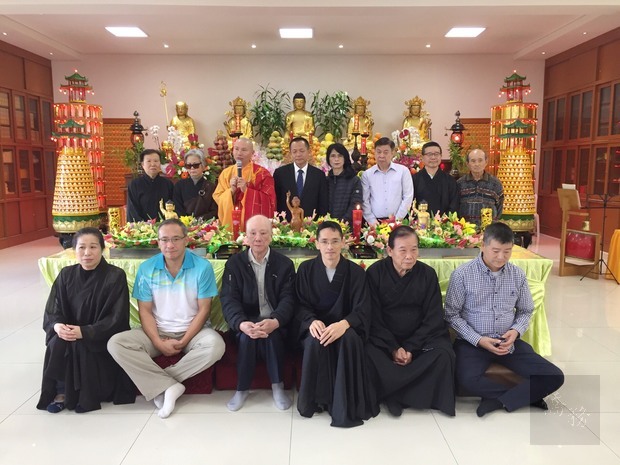 彌陀寺護法會幹部和來賓合影。